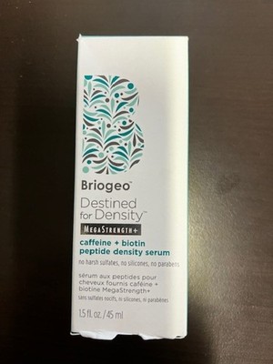 Briogeo Destined for Density MegaStrength+ Caffeine/Biotin Peptide Serum 1.5 oz