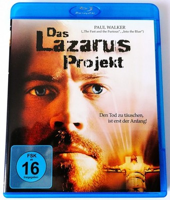 Paul Walker       DAS  LAZARUS  PROJEKT         Blu-ray         Zustand sehr gut