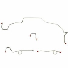 Front Brake Line Kit Fits Dodge Coronet 1967 W Standard Brakes-rkt6703om