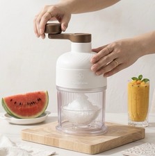 Kayoura Premium Manual Shaved Ice Maker Hand Crank w/ Ice Mold