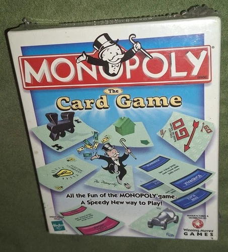 Monopoly Il Gioco di Carte Hasbro 2000 Scatola Sigillata Vintage 