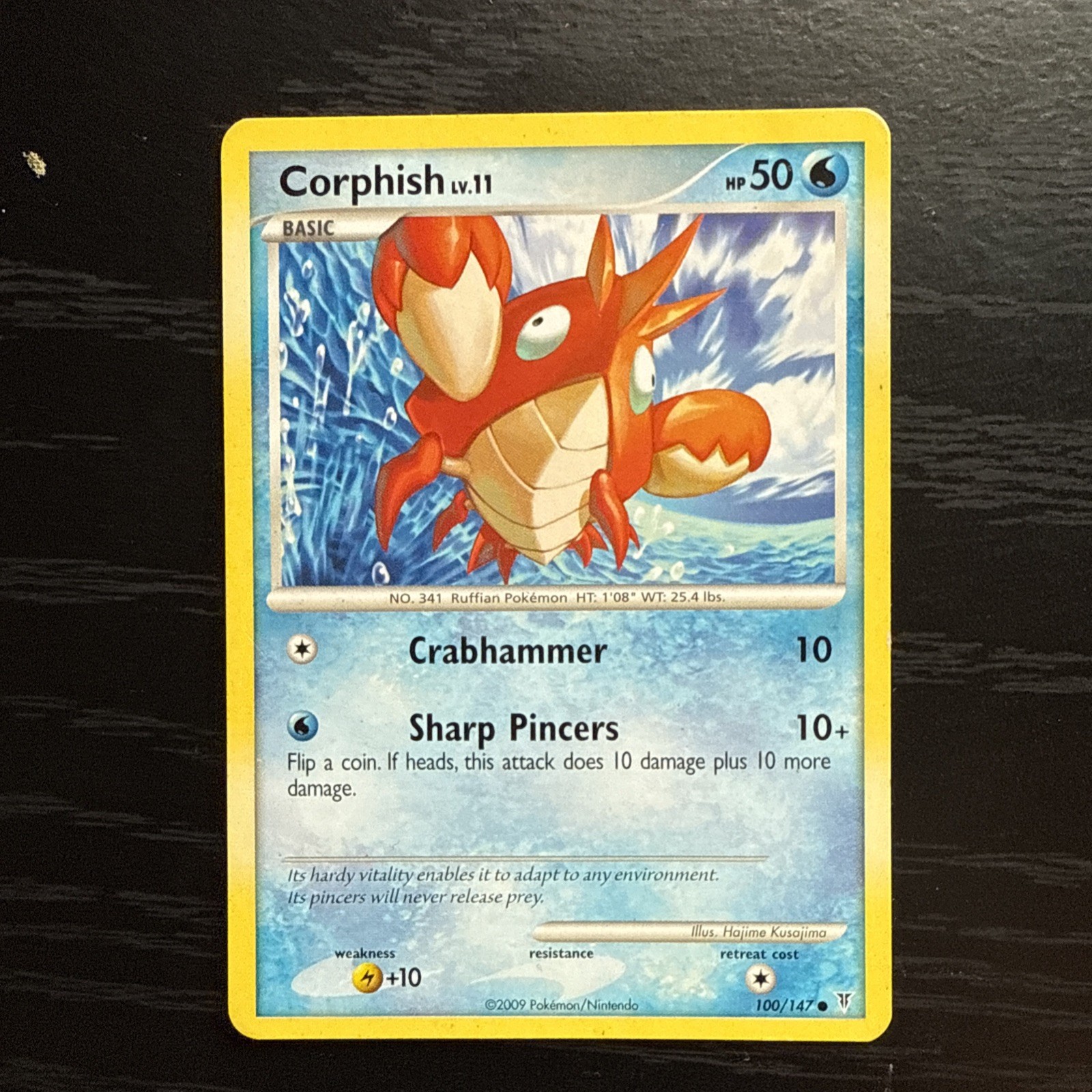 Corphish - 100/147 - Common Supreme Victors Pokemon Card