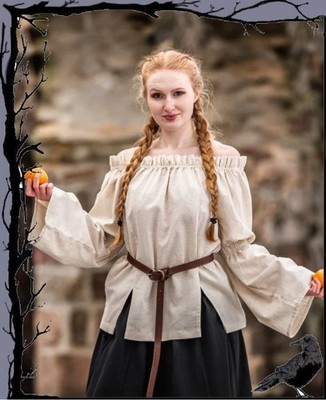 Mittelalter Larp Marktbluse - Emma  Leonardo Carbone