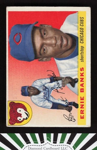 1955 Topps #28 Ernie Banks GD+ a