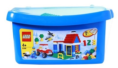 LEGO Basic Steinebox 6166 mit Bauanleitung