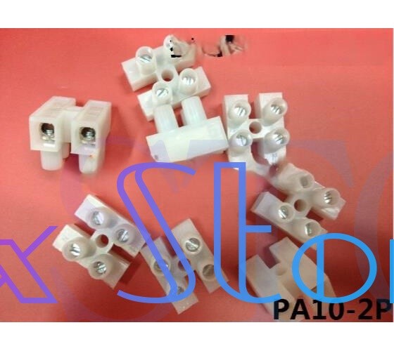 100 PC terminal station two independent terminal blocks 20A PA10-2P #cv