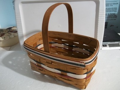 Workshops of Gerald Henn Basket: EUC: Rectangular W/ Handle