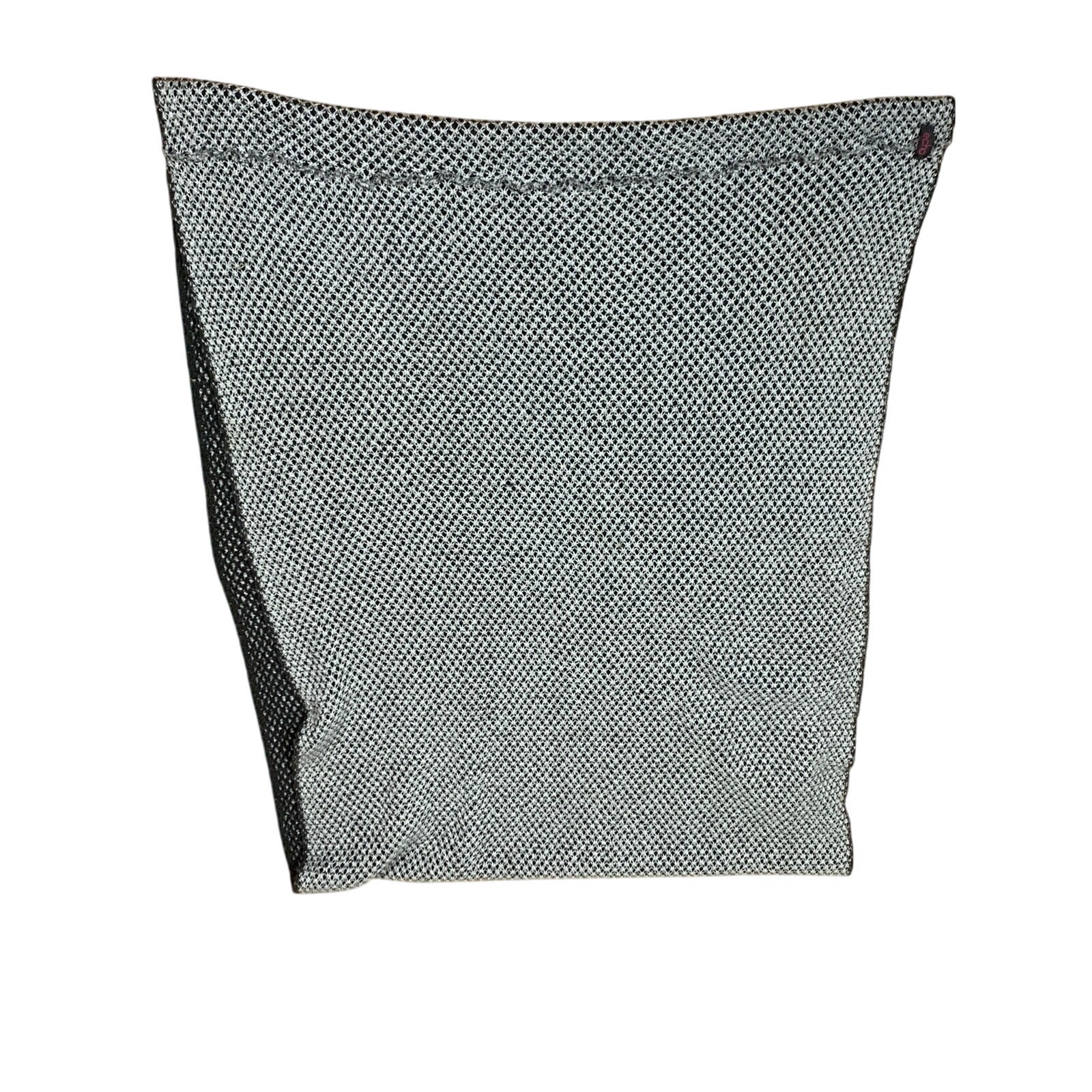 Echo Metallic Silver  & Charocoal Grey Open Knit … - image 3