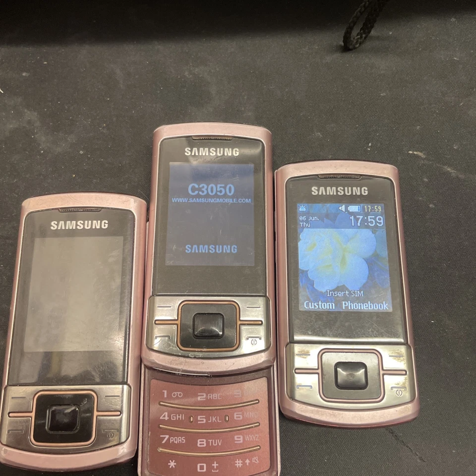Samsung C3050 Mobile Phone Pink On Tesco, photo 1 of 5