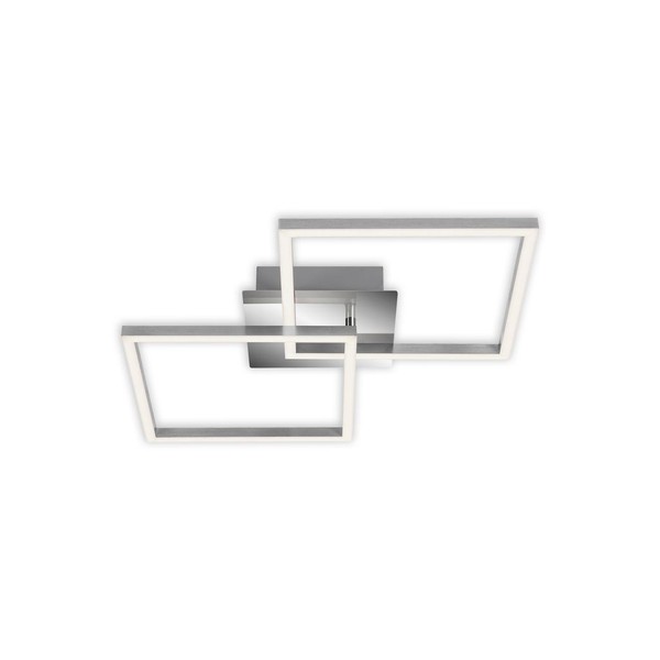 Led Deckenleuchte Dimmbar Drehbar 24W Silber Metall-Kunststoff Briloner-image