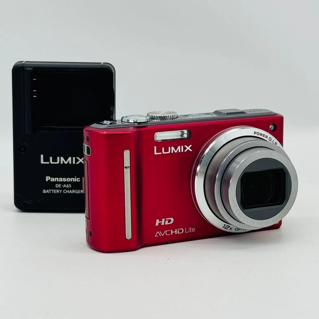 ☆☆Panasonic LUMIX DMC-TZ10 レッド デジタルカメラ☆☆ 注文 美品 DMC-TZ10 レッド 即日発送 Panasonic LUMIX デジカメ 本体