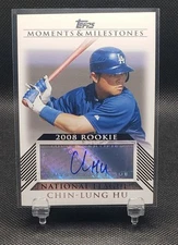 2008 Topps Moments & Milestones Rookie Auto Chin-Lung Hu #RA-CH Auto RC