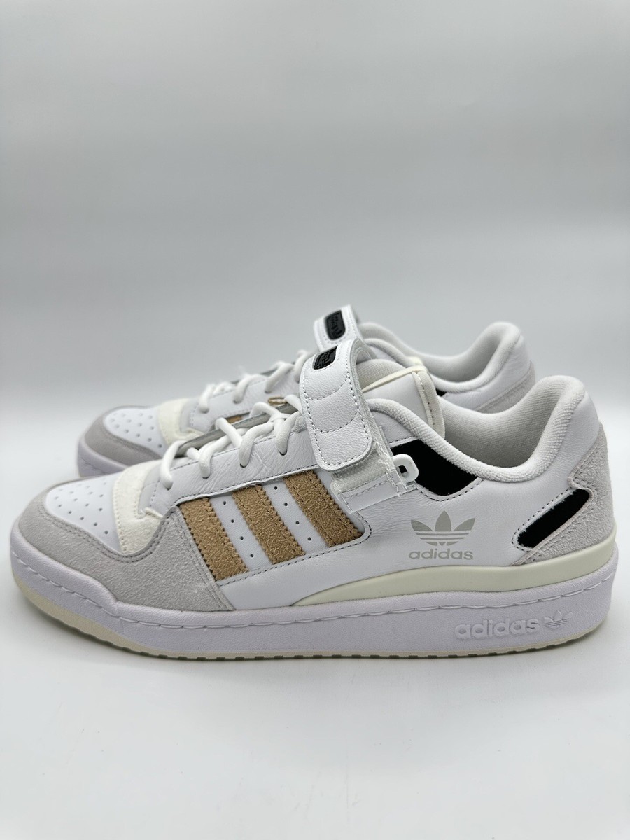 精悍!! Adidas Women's☆ FORUM LOW BEIGE, WHITE & MATTE GOLD adidas Women's ns Forum Low Size 9.5 White Magic Beige