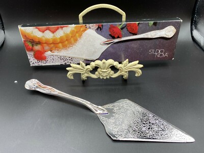 Studio Nova Silverado Cake Server HT100/590 NIB 11.5''