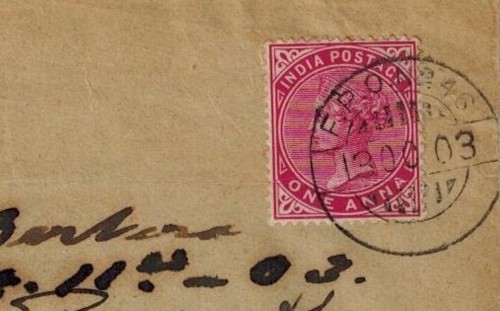 British Somaliland 1903 Military Expedition Cover w/ F.P.O. No 46 & ADEN Transit - Picture 2 of 4