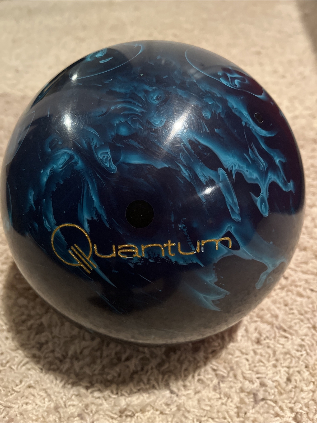 Rare Quantum Double Helix Undrilled Vintage Bowling Ball eBay