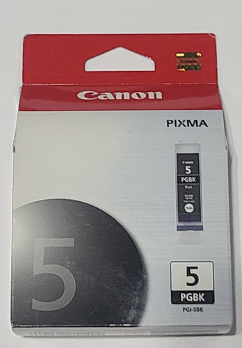 NEW Canon PGI-5BK PGBK 5 Black Ink Cartridge Pixma Genuine Sealed
