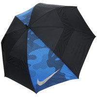 Nike Golf Windsheer Lite 62 Dual Canopy Umbrella, Black/blue on sale Nike Golf Windsheer Lite 62 Dual Canopy Umbrella, Black/blue on sale