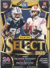2023 Panini Select Football NFL Factory Sealed Blaster Box Red & Blue Prizm