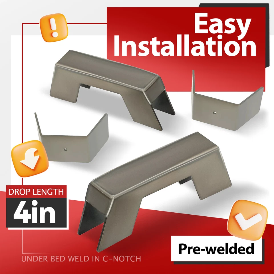 Under Bed Weld In C-Notch for Chevrolet Silverado 1500 Pickup 2007-2018 - Image 4 of 4