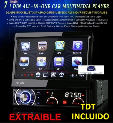 Autoradios sin marca de 1 DIN para coches