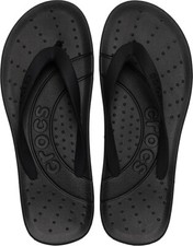 New Crocs Unisex Flip Flop Sandal Black M10/W12