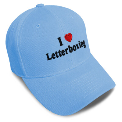 Baseball Cap I (Love) Letterboxing Red Heart Hobbies Lovers Letterboxing Lovers