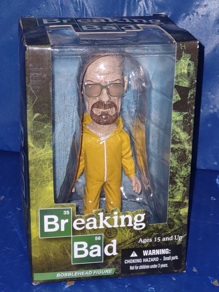 BREAKING BAD HEISENBERG HAZMAT SUIT BOBBLEHEAD FIGURE MEZCO WALTER