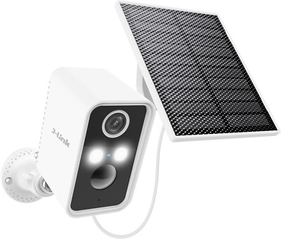 Solar Camera Outdoor Wireless, Battery Security Camera w/ Solar Panel 2.4G Alexa