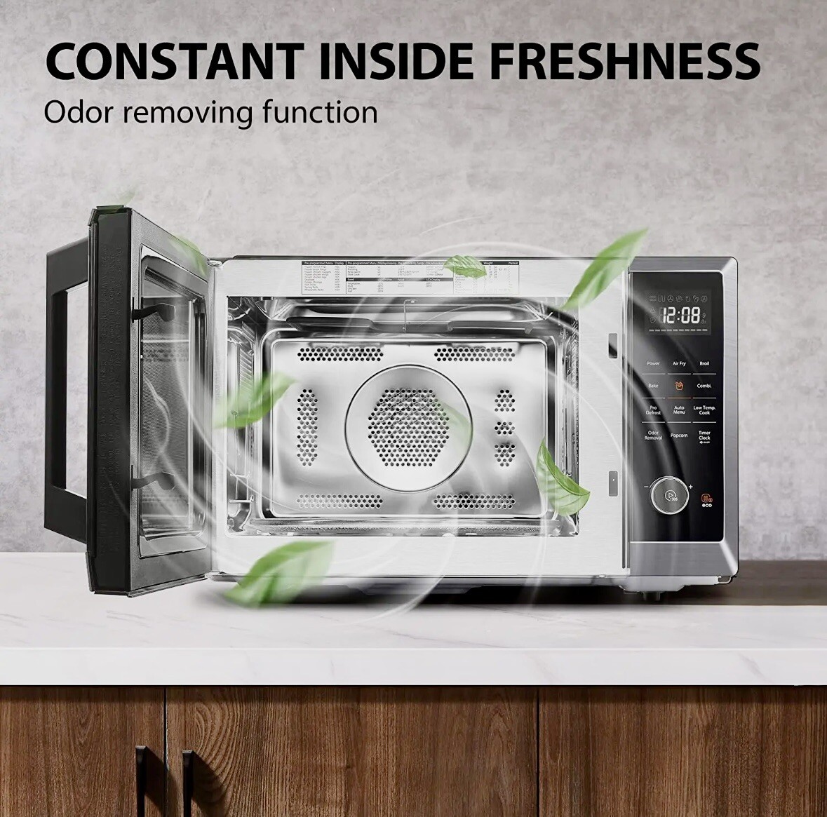 TOSHIBA Air Fryer Combo 8In1 Countertop Microwave Oven, Convection