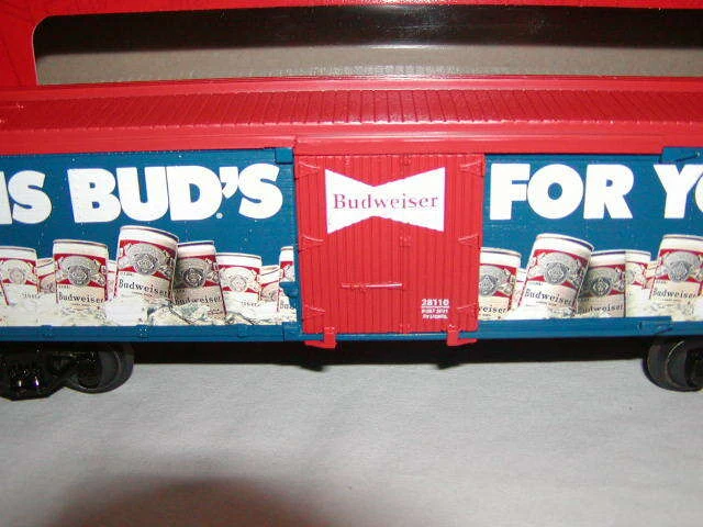 Lionel 2128110 This Bud's for you Woodside Beer Reefer O 027 MIB 2021 New Sealed - Image 3 of 4