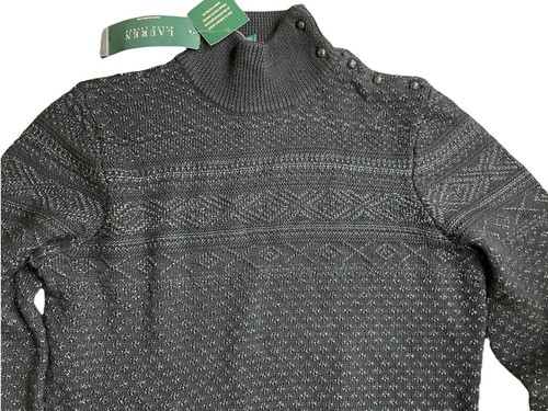 Lauren Ralph Lauren Girls Sweater Dress Wool Blend Sparkles Size XL (16) New - Picture 2 of 8