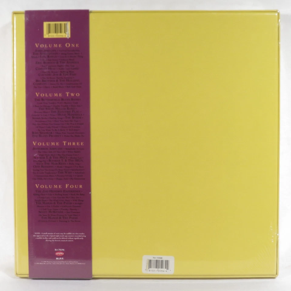 VARIOUS - Monterey International Pop  1st US  4x CS box  SEALED  Hendrix, Who - Image 2 of 2