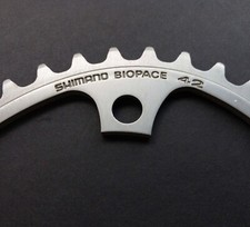 Shimano BIOPACE Couronne Avant 42T BCD 130 En Aluminium Code : LK = 1987