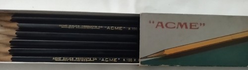 ACME Pencils (6) in box VTG No. 2 Pencil * 100 * San Francisco Sales Products - Picture 6 of 7