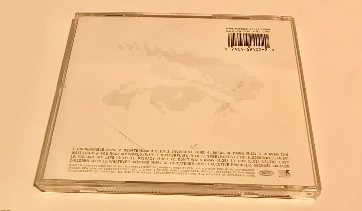 Michael Jackson CD Invincible Autographed by Chris Michael Jackson CD Invincible Autographed by Chris