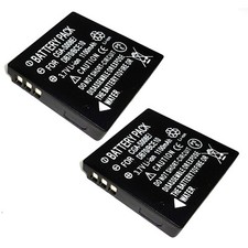 2x Battery Pack For Ricoh Caplio R6 R7 R8 R10 CX1 CX2 DB-70 BJ-7 Brand New