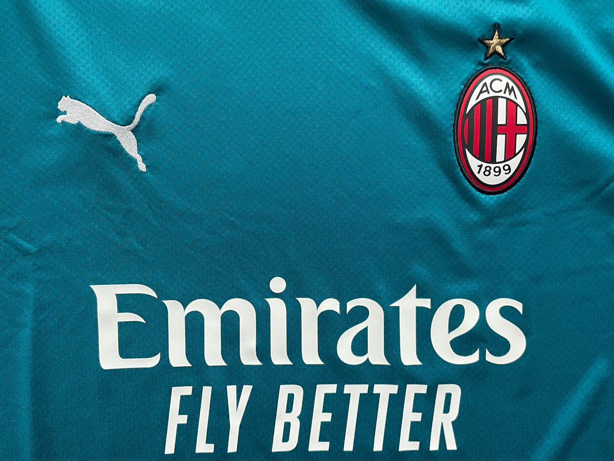 Maillot Officiel Milan AC - Tenue Extérieure 2020-2021 BK0096