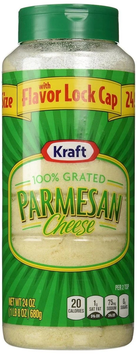 Kraft on sale parmesan cheese