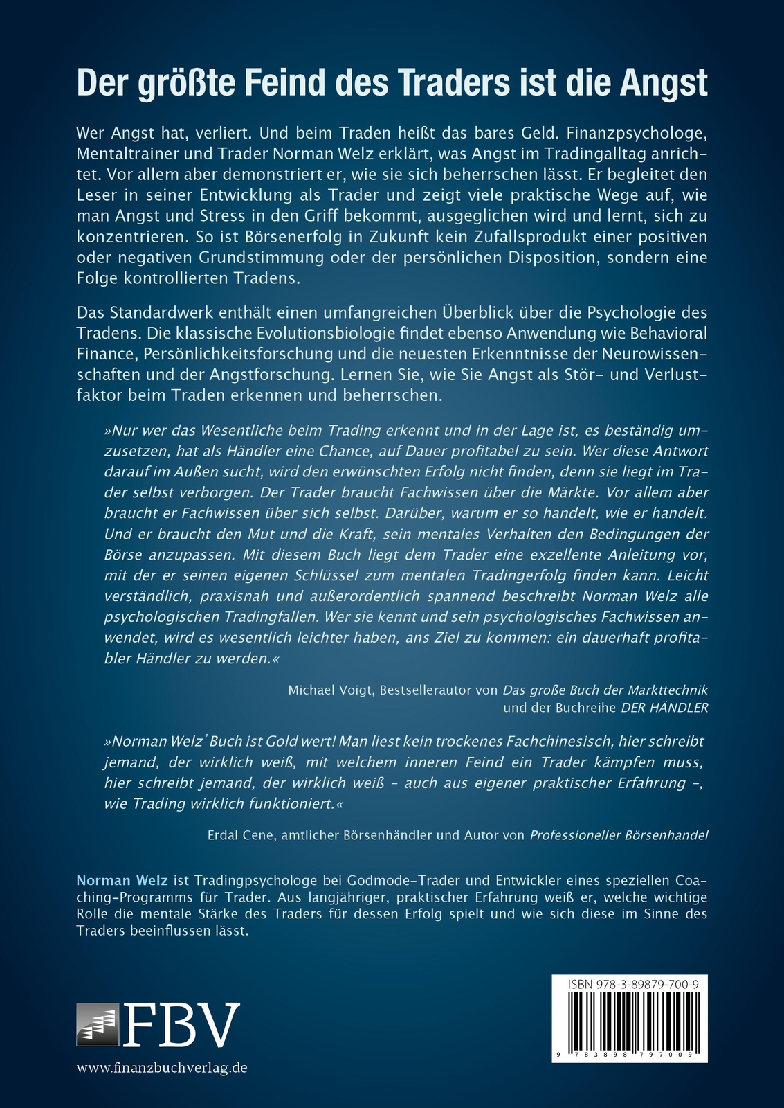 Thumbnail - Norman Welz / Tradingpsychologie - So Denken Und Handeln Die P