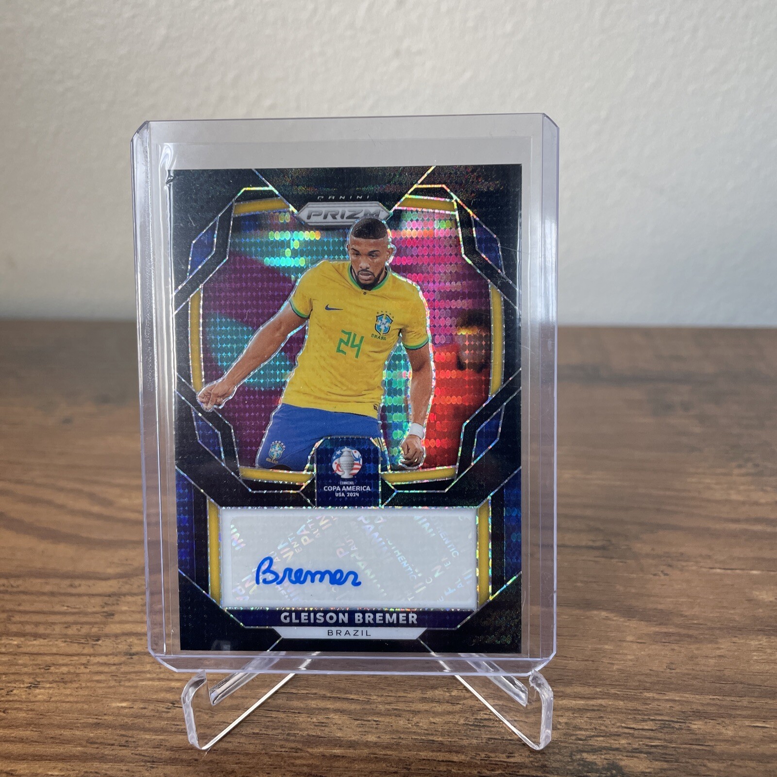 1/1 GLEISON BREMER BLACK AUTO 2024 Prizm Copa America
