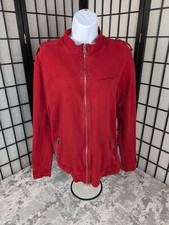 Guess Jeans Full Zip Sweatshirt Y2K Style Distressed Size L Zip Pockets