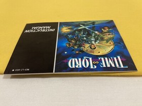 NINTENDO ENTERTAINMENT SYSTEM NES Time Lord 1990 folleto de instrucciones manual solamente