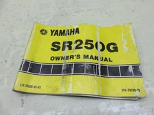 1979 YAMAHA SR250G SR250 OWNER'S MANUAL 3Y6-28199-10 LIT-11626-01-93 (TMAN02)