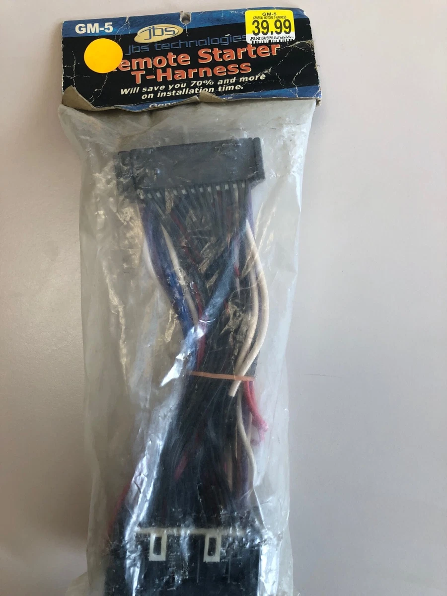 JBS Technologies GM 5 Remote Starter T Harness 96 97 Camaro Firebird