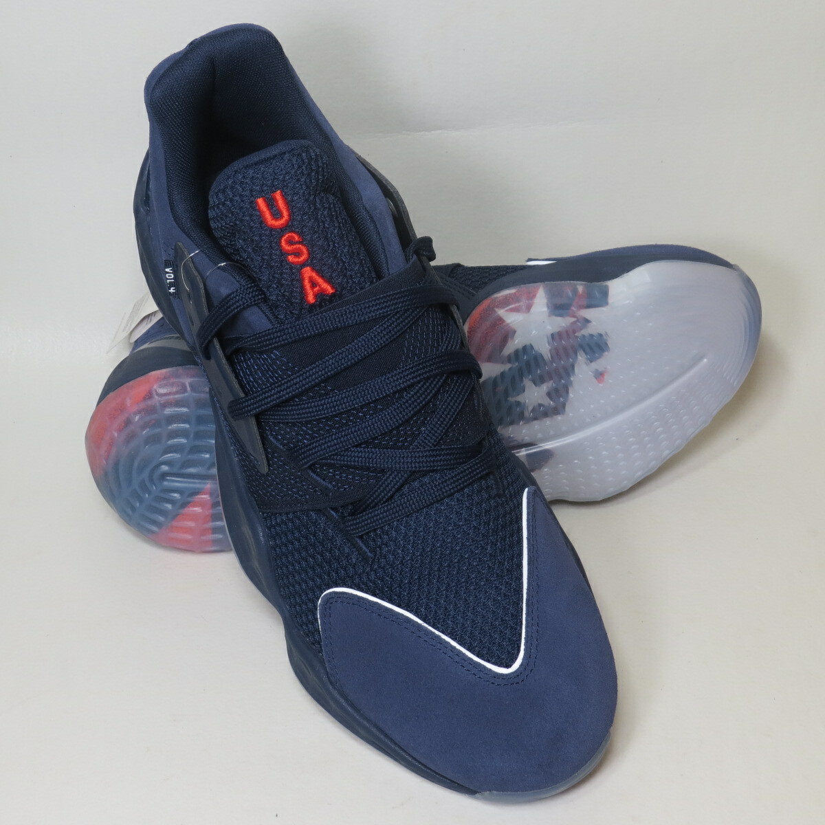Adidas James Harden Vol.4 GCA Team USA Navy Blue Basketball