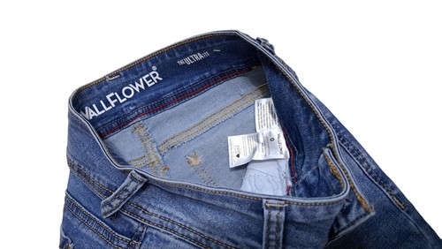 Jeans donna Wallflower The Ultra Fit skinny misto cotone elasticizzato blu taglia 0 - Foto 10 di 11