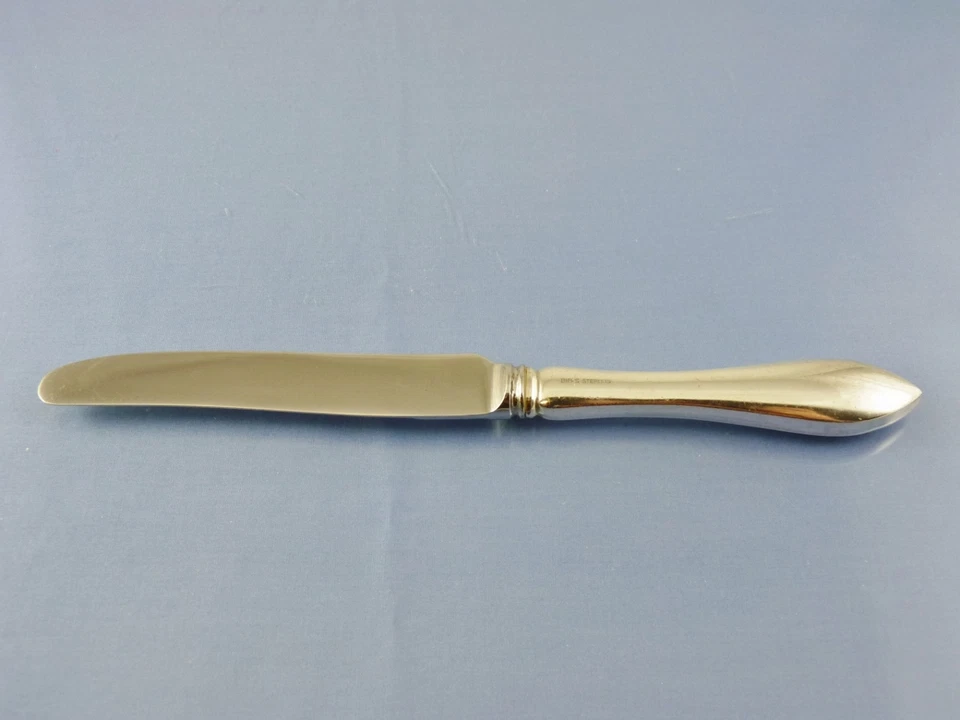  TUDOR ROYAL 1914 LUNCHEON KNIFE HH FRENCH BLADE by BIRKS STERLING "F" - Image 4 of 4