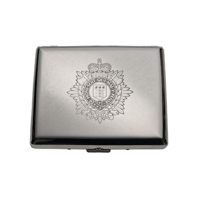 Royal Logistics Corps (RLC) verchromtes Zigarettenetui