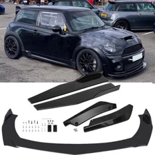 For MINI Cooper R53 R55 R56 F56 Front Bumper Lip Splitter Side Skirts Rear Lip